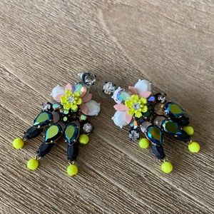 J. Crew Jewelry Bundle - Chunky Statement Bracelet + 2 Pair Earrings